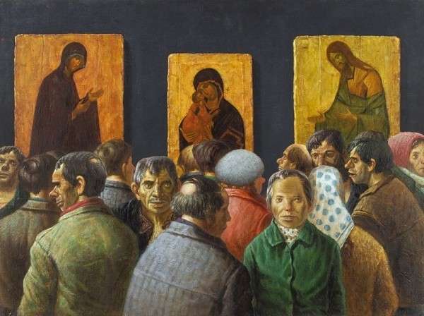 Советская жизнь в картинках: запрещенная живопись Василия Колотева