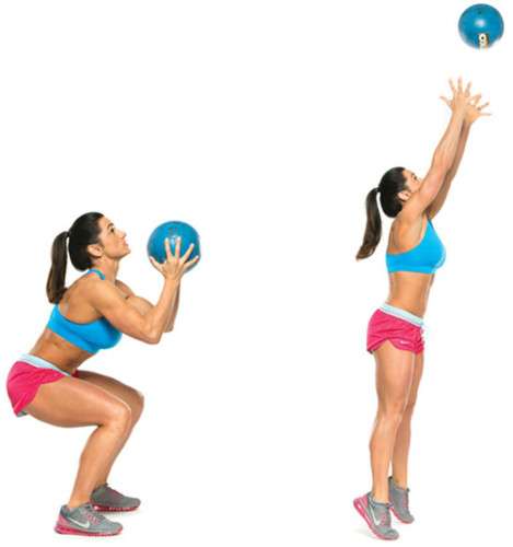 Упражнения с медболом для женщин. Комплекс в фитнесе